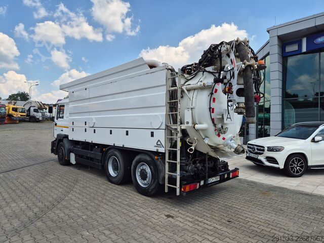 Xe tải hút chân không và áp suất MAN FE 28.460 6X4 - ASSMANN