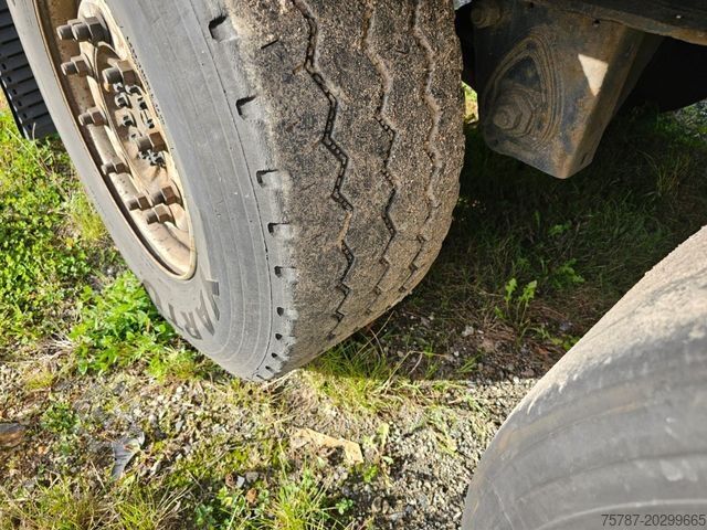 Åben sættevogn med presenning KRONE Gardine Standard, Edscha, Portaltüren