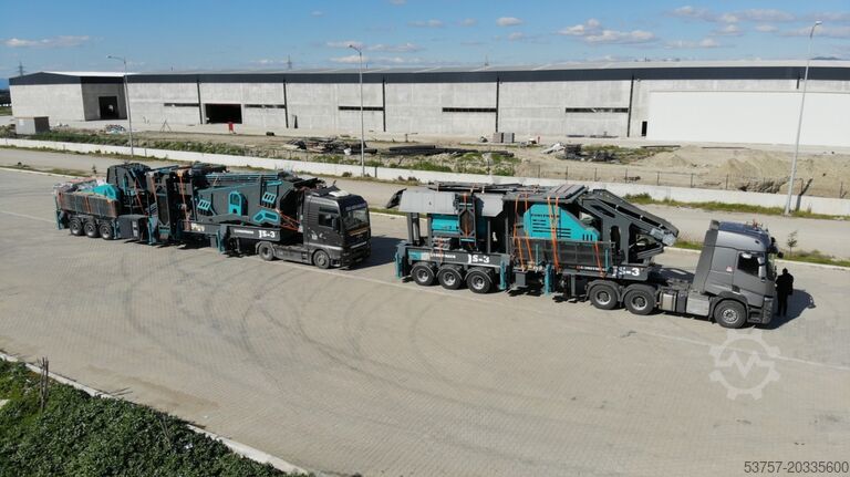Equipamento de britagem/planta de britagem móvel Constmach Mobile Crushing Plant Mobile Crushing Plant 250-300 TPH JS-3