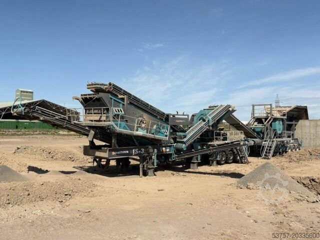 Equipamento de britagem/planta de britagem móvel Constmach Mobile Crushing Plant Mobile Crushing Plant 250-300 TPH JS-3