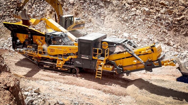 Crushing equipment/mobile crushing plant Fabo Mobile Crushing Plant Mobile Crushing Plant 400-450 tph