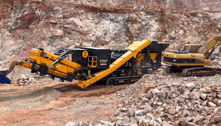 Crushing equipment/mobile crushing plant Fabo Mobile Crushing Plant Mobile Crushing Plant 400-450 tph