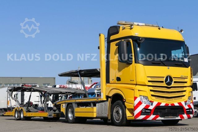 Autószállító teherautó MERCEDES-BENZ Actros 1843 BigSpace Autotransporter Kässbohrer