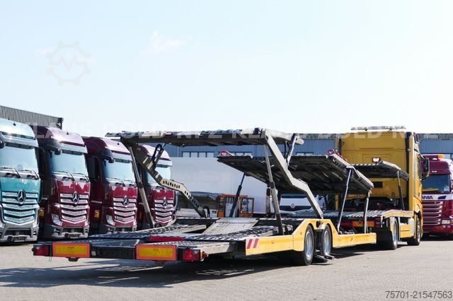 Autószállító teherautó MERCEDES-BENZ Actros 1843 BigSpace Autotransporter Kässbohrer