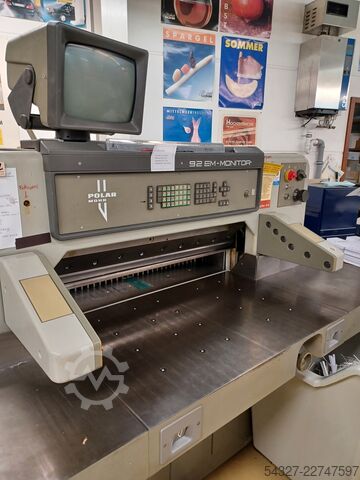 कागज काटने की मशीन Polar Mohr 92 EM Monitor