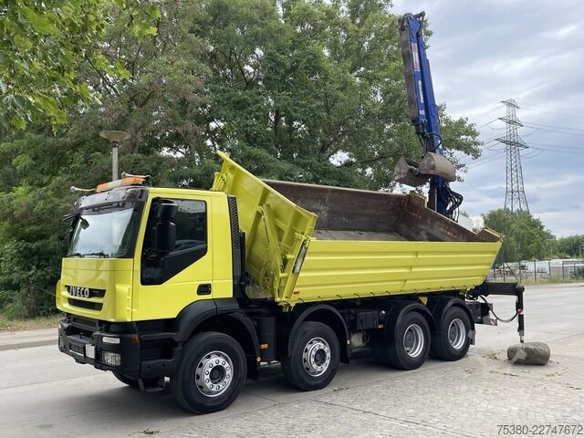 رافعة مثبتة على شاحنة iveco Stralis AD340T41  8x4 *KLIMA*PENZ 10.83H Kran*