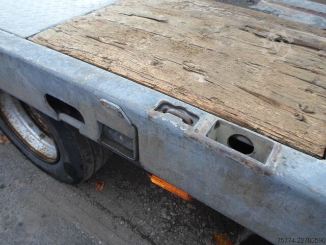 Trailer gandeng low loader HIEBENTHAL TTM 30/ 3 Achsen/ VERZINKT !!