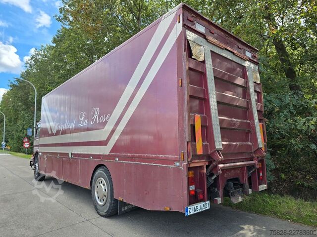 Sandučar kamion SCANIA 93M  250  /  BLATT feder/  ALU Koffer