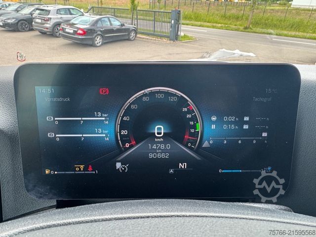 Swap body truck MERCEDES-BENZ ACTROS 2546 L / LENKACHSE / 90 TKM !