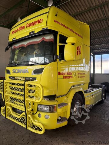 Standard SZM Scania R 580 V 8 Retarder Standklima Alu Felgen