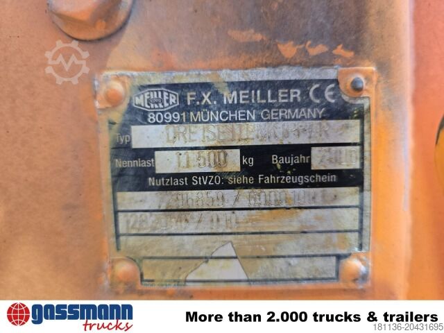 Billenő teherautó Meiller 3-Seiten-Kippaufbau