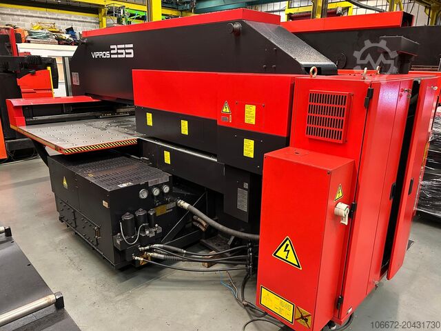 AMADA VIPROS 255 CNC caurumotājspiede Amada VIPROS 255 BALL TABLE MODEL