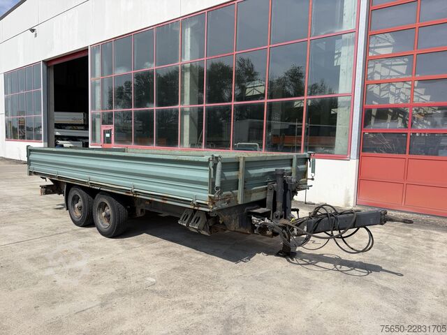 Trailer dump tiga arah HIRTH TD 105A  Tandemkipper- Tieflader