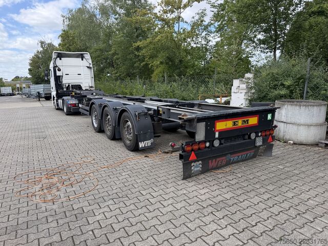 Semirremolque con caja intercambiable web trailer LPRS 24  3 Achs Container- Chassis incl. Generator TranscoolWenig Benutzt