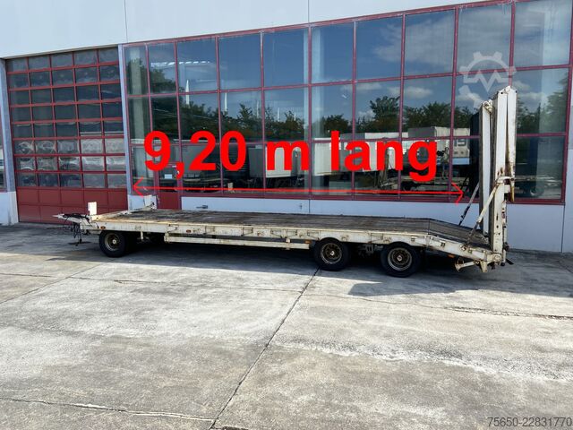 Lågbyggd trailer Müller-Mitteltal PT 30  3 Achs Tieflader 9,20 m Ladefläche