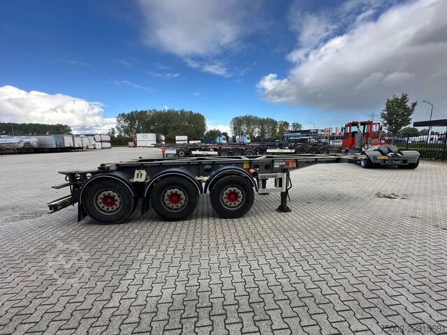  Van Hool 3-ASSIGE OPLEGGER 20FT ADR chassis / empty weig...