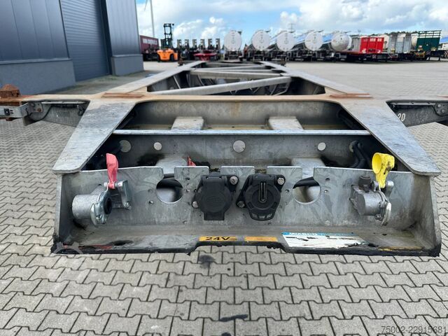 Van Hool 3-ASSIGE OPLEGGER 20FT ADR chassis / empty weig...