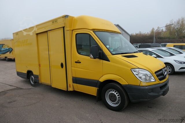 Box van mercedes-benz SPRINTER 310 CDI MAXI EURO-5 KOFFER REGALE KAMERA DURCHGANG COC