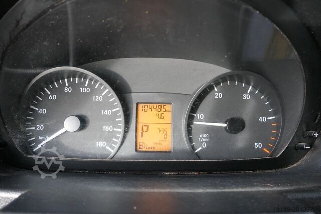 Box van mercedes-benz SPRINTER 310 CDI MAXI EURO-5 KOFFER REGALE KAMERA DURCHGANG