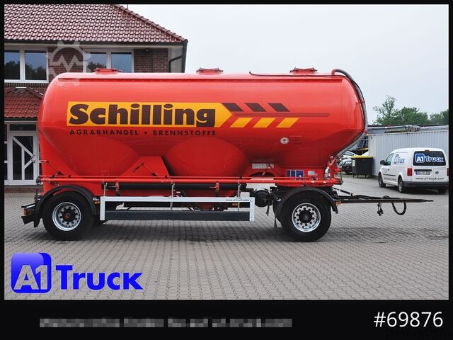Siilosäiliöperävaunu FELDBINDER HEUT 31.2 Silo, Futtermittel, 31m³, 3 Kammern,