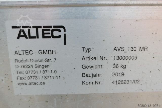 Caminhão para fins especiais ALTEC Altec ALU-Rampen AVS 130 MR, NEU