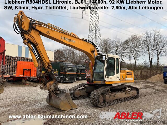 Theo dõi máy xúc Liebherr R904 HDSL Litronic Kettenbagger Klima SW