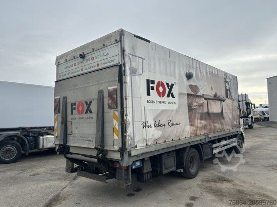 Tovorno vozilo s ravno platformo in ponjavo DAF LF 55 250 PLANE MIT LBW, E5