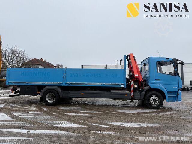 Tovornjak z ravno ploščadjo (odprt) Mercedes Benz Atego 1524/Palfinger PK 9.501/Funk