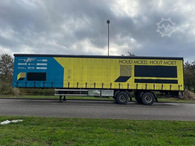 انزلاق القماش المشمع Bulthuis TI 20 G Steering Axle / Kooiaap / NL Trailer