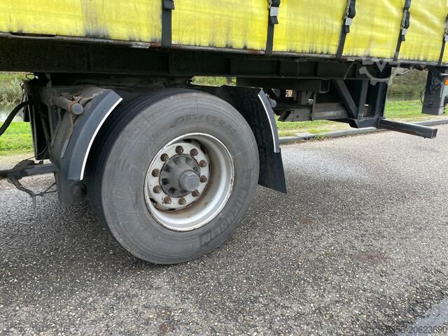 انزلاق القماش المشمع Bulthuis TI 20 G Steering Axle / Kooiaap / NL Trailer