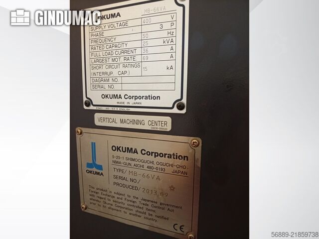 Okuma MB-66VA Okuma MB-66VA