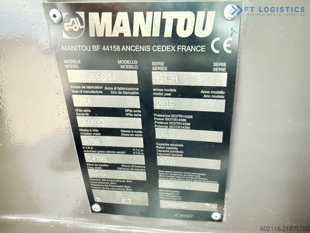  Manitou MSI30 / DIESEL / DUPLEX 3350 / CABIN