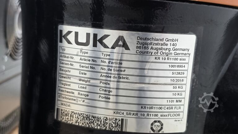  KUKA KR 10 R1100 sixx