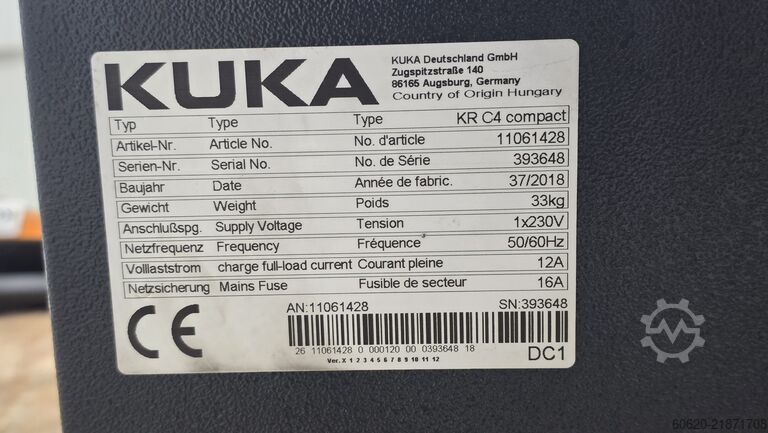  KUKA KR 10 R1100 sixx