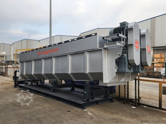 Polygonmach 2400x7000mm dvojitý hřídel / lopatkový mlýn 400 tph pračka kulatiny Polygonmach 2400x7000mm double shaft/ blade mill 400 tph lo...