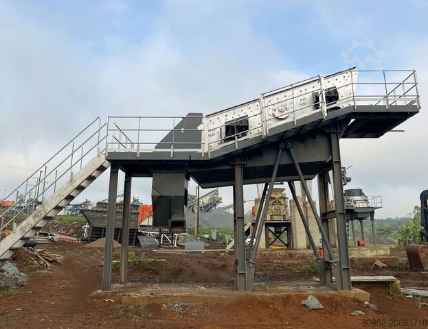 Máy phân loại rác thải Polygonmach 2400x6000mm 4 decks inclined vibrating screen