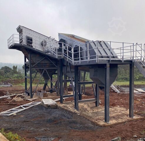 Машина за сортиране на камъни Polygonmach 2400x6000mm 4 decks inclined vibrating screen