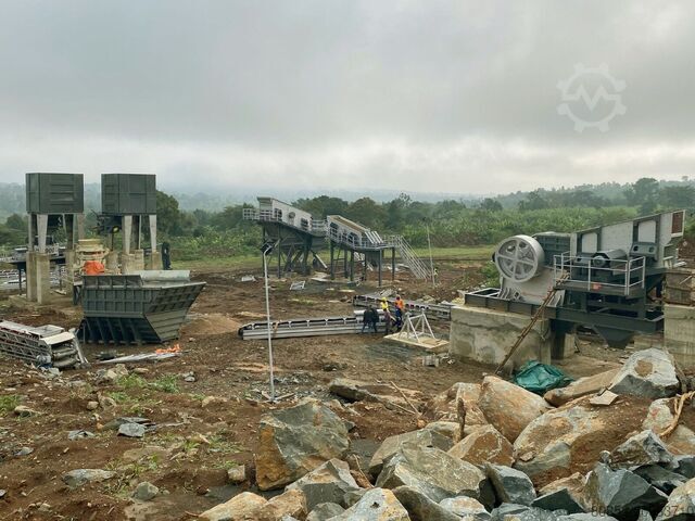 מכונת מיון הריסות Polygonmach 2400x6000mm 4 decks inclined vibrating screen