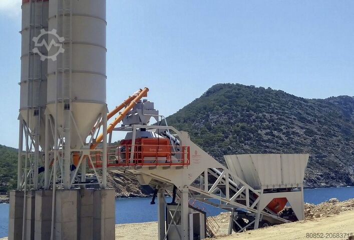Инсталация за смесване на бетон Polygonmach PMC100 90m3 mobile batching plant- self serecti...