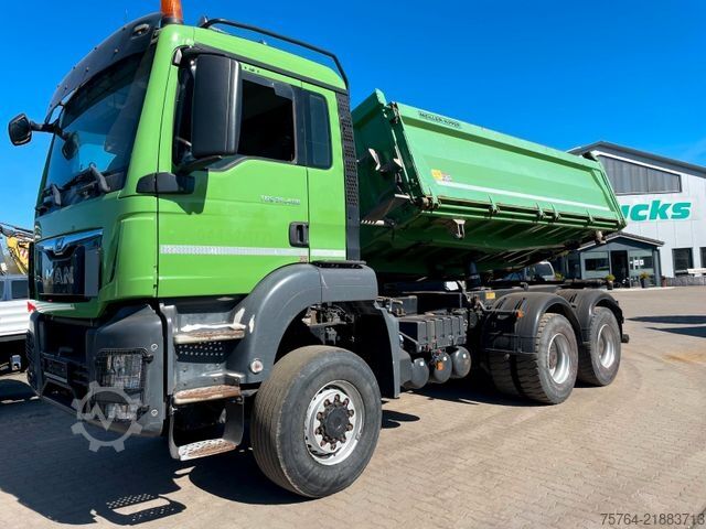 Xe ben ba chiều MAN TGS 26.460 / Meiller Stahl 3-Seitenkipper/6x6/AP