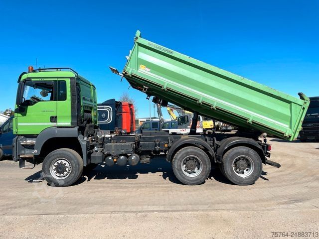 Xe ben ba chiều MAN TGS 26.460 / Meiller Stahl 3-Seitenkipper/6x6/AP