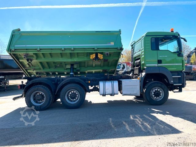 Xe ben ba chiều MAN TGS 26.460 / Meiller Stahl 3-Seitenkipper/6x6/AP