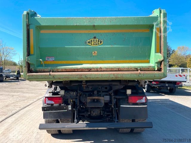Xe ben MAN TGS 26.460 / Meiller Stahl 3-Seitenkipper/6x6/AP