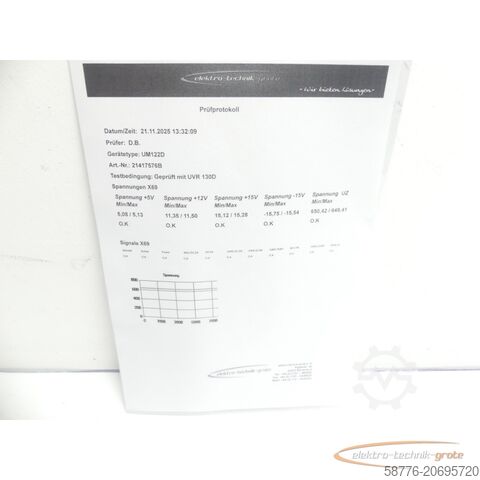 Heidenhain UM 122D ID 519 972-01 SN21417576B generalüberholt + 3 Mon. Gewährl.