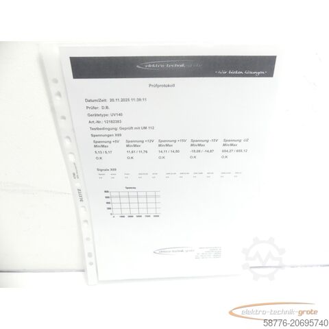 Componente Heidenhain Heidenhain UV 140 ID 335 009-04 SN: 12182383 im Austausch (Exchange)