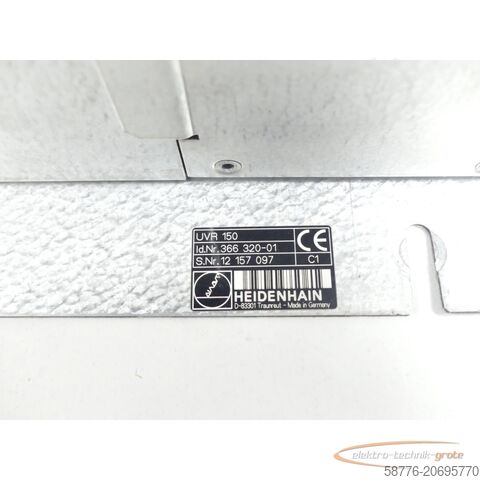 Heidenhain UVR 150 Id. 366 320-01 SN:12157097 - generalüberholt mit 3 Monaten Gewährleistung-