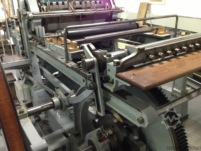 Presse à platine lithographique / presse lithographique Faber & Schleicher Lithoschnellpresse / Lithography