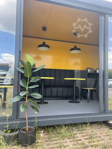 Jūrinis konteineris, konteineris, poilsio zona Other Container mit Sitzmöglichkeiten