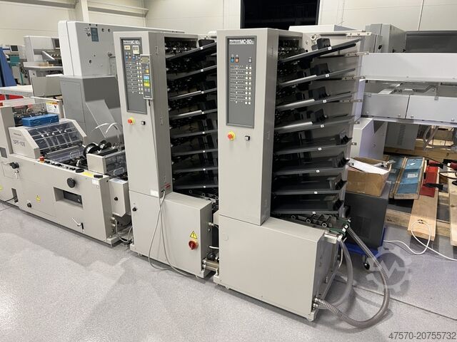 Sadelmakare Horizon MC-80a + MC80m + SPF-10II + FC-10II Booklet Making Line