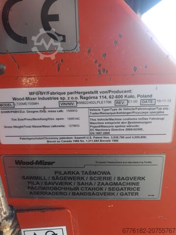 Tračna pila Wood-Mizer LT20B